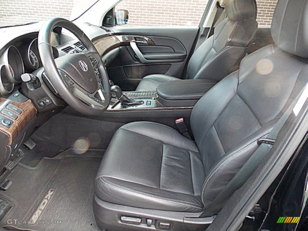 Ebony Interior 2010 Acura MDX Advance Photo #76040541