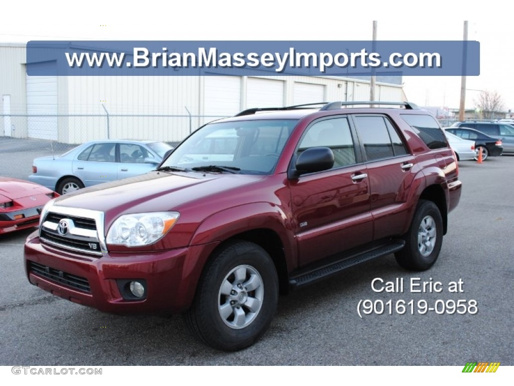 2007 4Runner SR5 - Salsa Red Pearl / Taupe photo #1