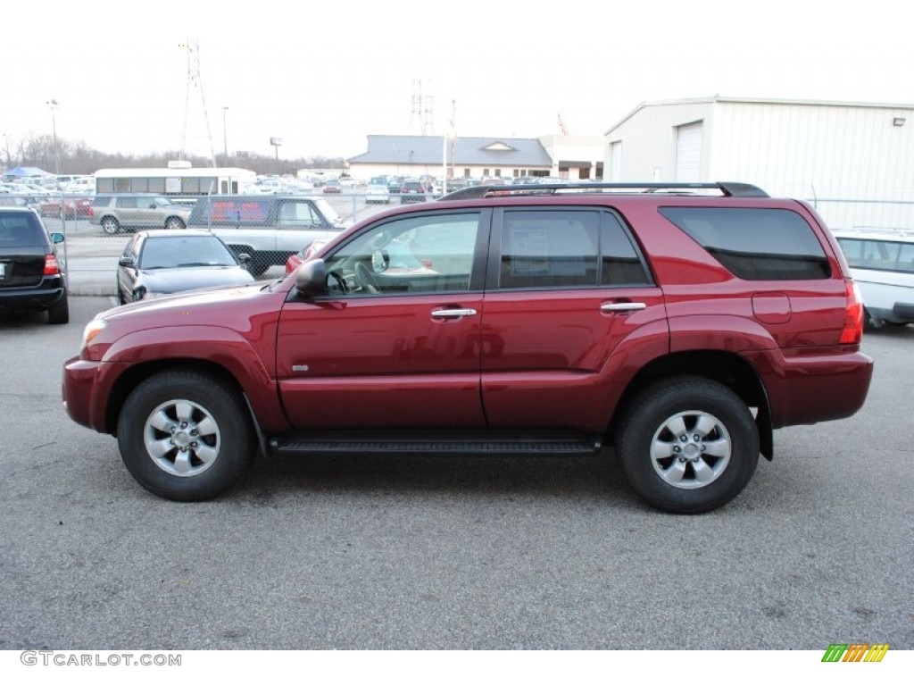 2007 4Runner SR5 - Salsa Red Pearl / Taupe photo #2