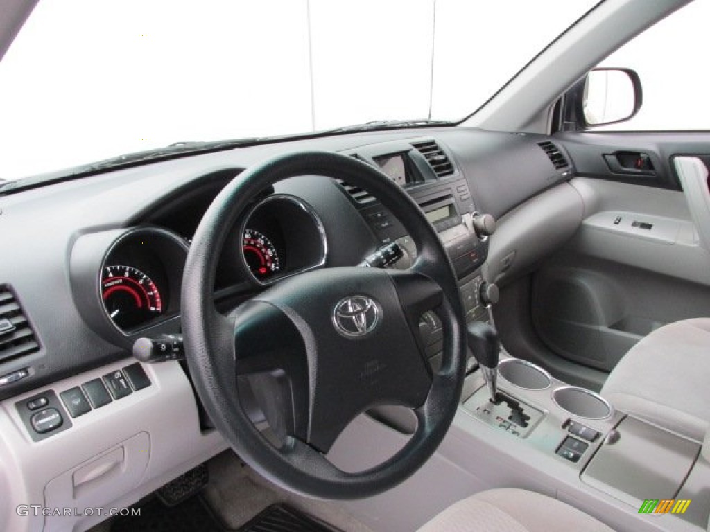 Ash Gray Interior 2008 Toyota Highlander 4WD Photo #76040895