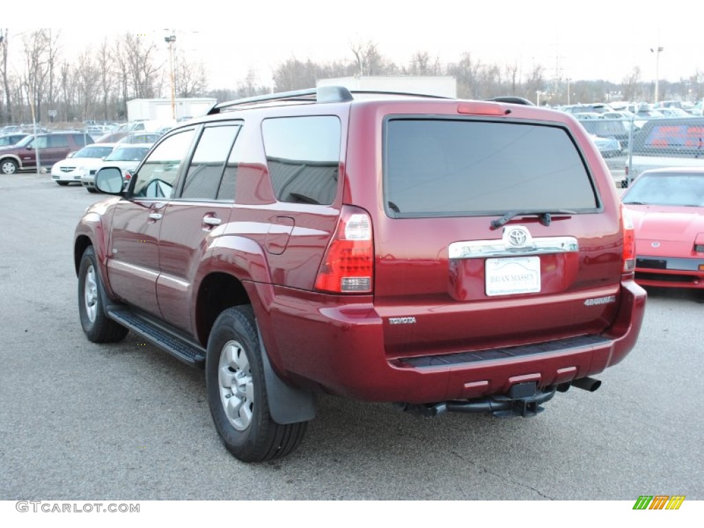 2007 4Runner SR5 - Salsa Red Pearl / Taupe photo #3