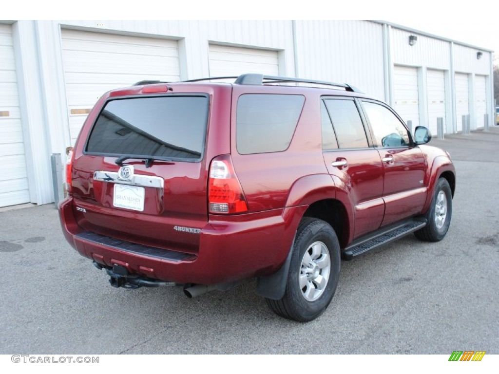 2007 4Runner SR5 - Salsa Red Pearl / Taupe photo #4
