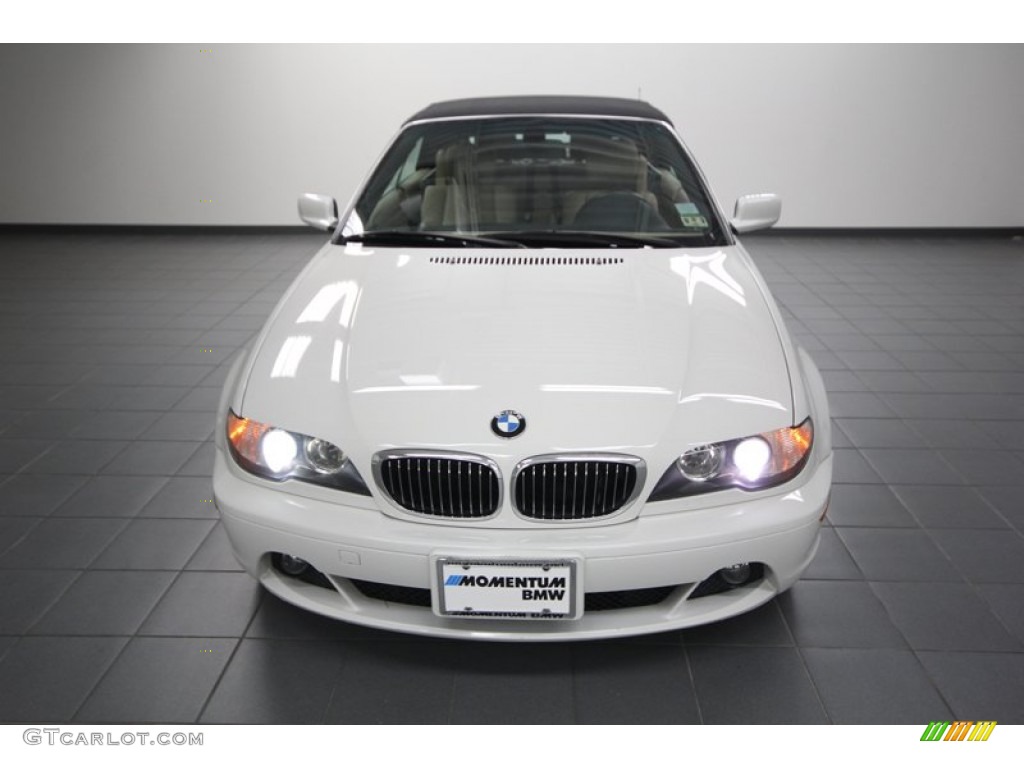 2005 3 Series 330i Convertible - Alpine White / Sand photo #6