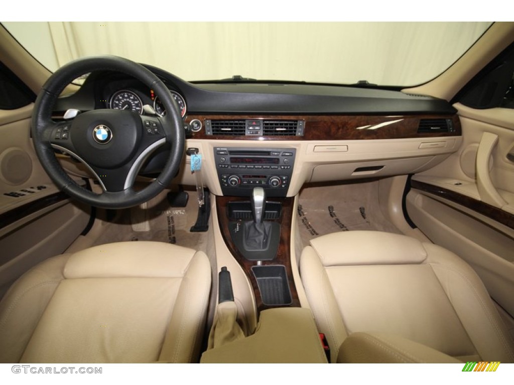 2009 3 Series 335i Sedan - Alpine White / Beige photo #4