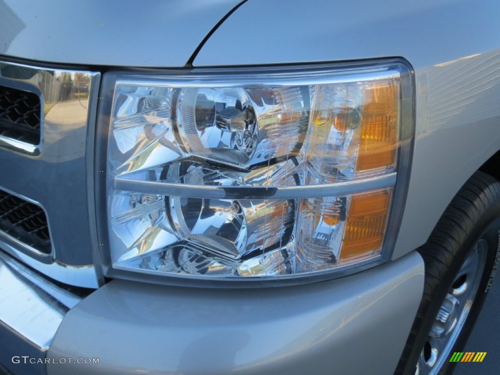 2009 Silverado 1500 LS Crew Cab - Silver Birch Metallic / Dark Titanium photo #10