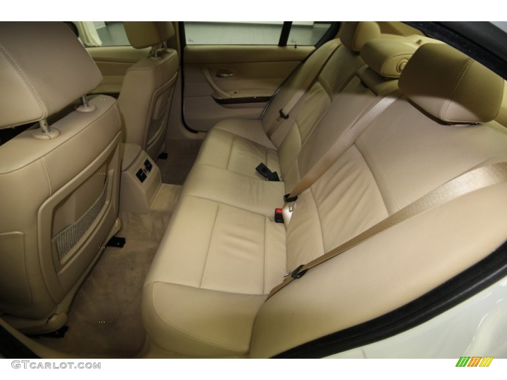 2009 3 Series 335i Sedan - Alpine White / Beige photo #14