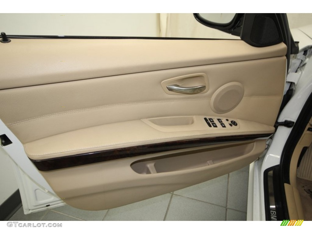 2009 3 Series 335i Sedan - Alpine White / Beige photo #15