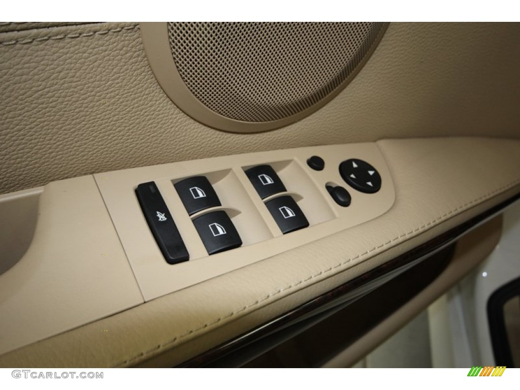 2009 3 Series 335i Sedan - Alpine White / Beige photo #16