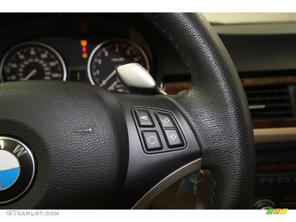 2009 3 Series 335i Sedan - Alpine White / Beige photo #24