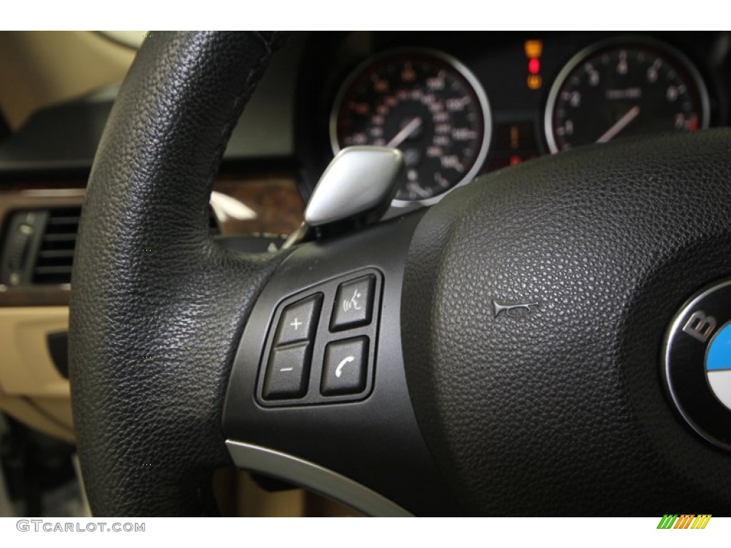 2009 3 Series 335i Sedan - Alpine White / Beige photo #25