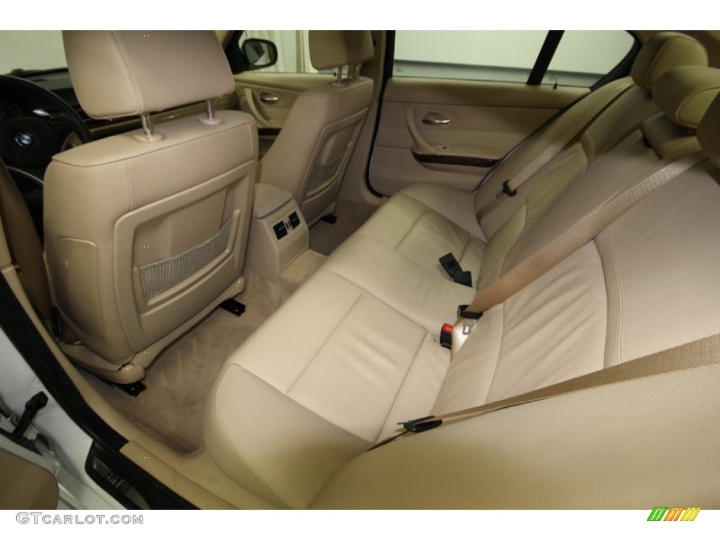 2009 3 Series 335i Sedan - Alpine White / Beige photo #26