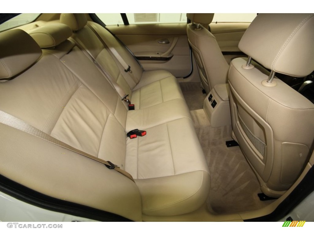 2009 3 Series 335i Sedan - Alpine White / Beige photo #34