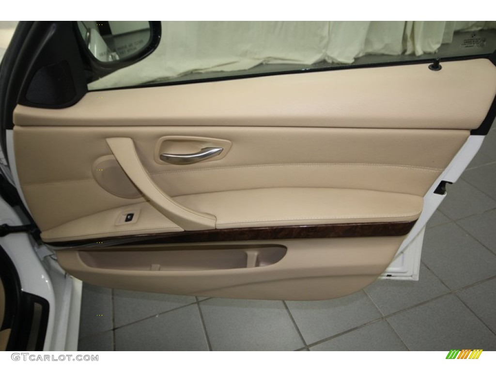2009 3 Series 335i Sedan - Alpine White / Beige photo #37