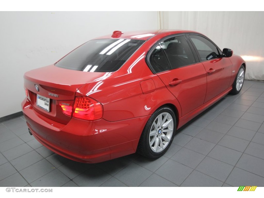 2010 3 Series 328i Sedan - Crimson Red / Black photo #11
