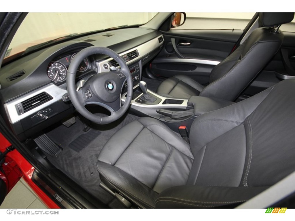 Black Interior 2010 BMW 3 Series 328i Sedan Photo #76044471