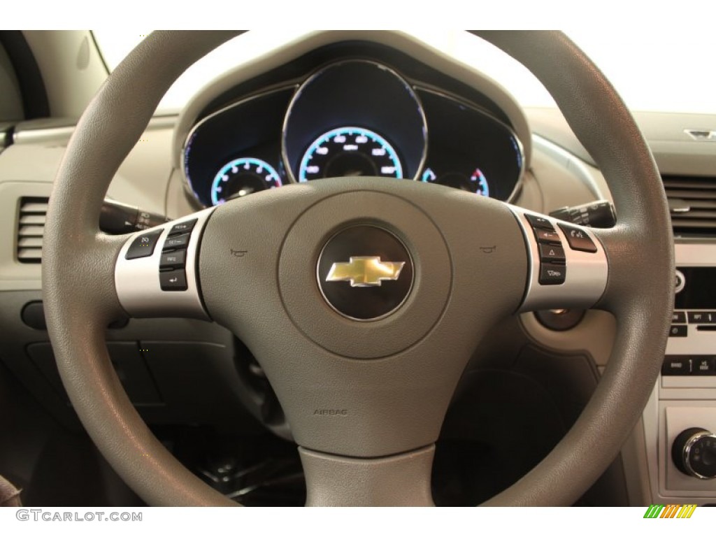 2012 Chevrolet Malibu LS Titanium Steering Wheel Photo #76045635