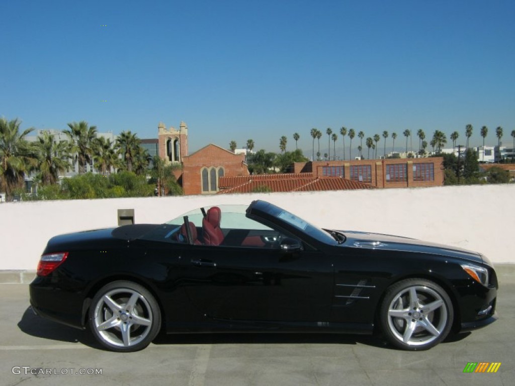 Black 2013 Mercedes-Benz SL 550 Roadster Exterior Photo #76046860