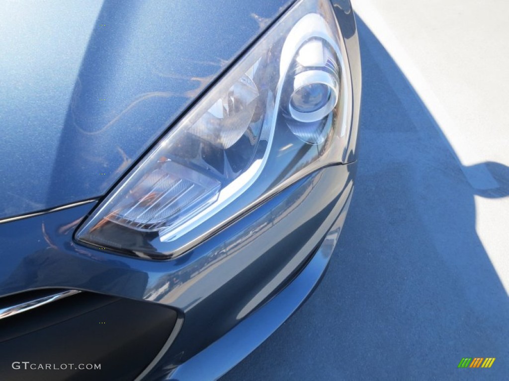 2013 Genesis Coupe 2.0T Premium - Parabolica Blue / Black Cloth photo #6