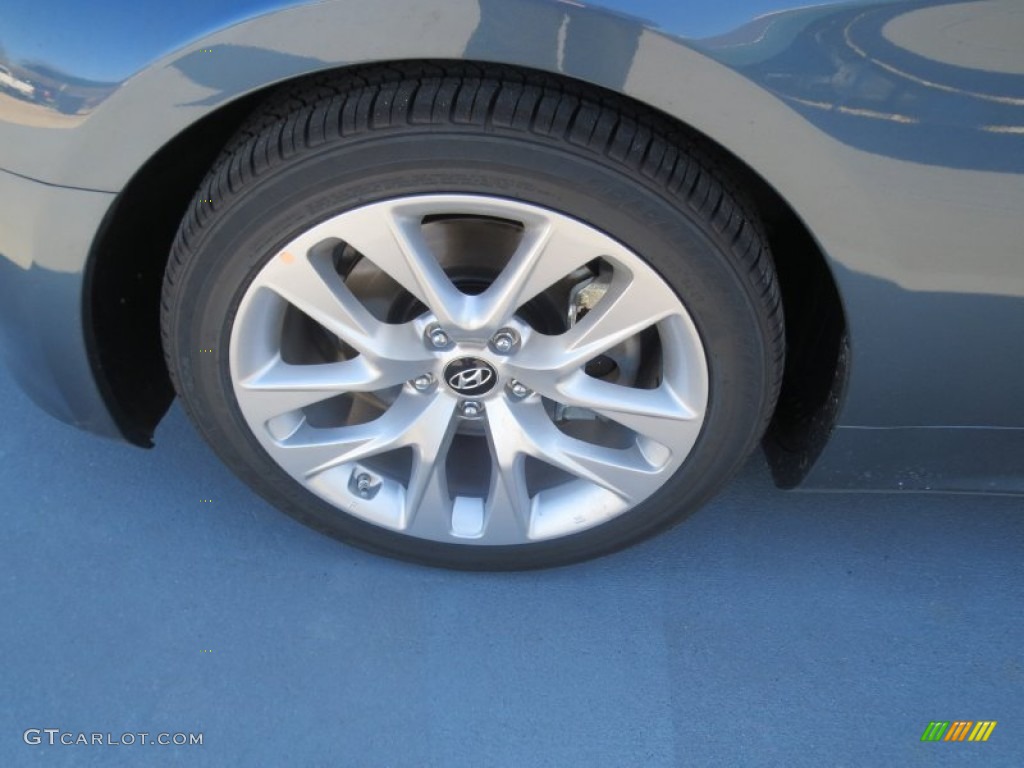 2013 Genesis Coupe 2.0T Premium - Parabolica Blue / Black Cloth photo #8