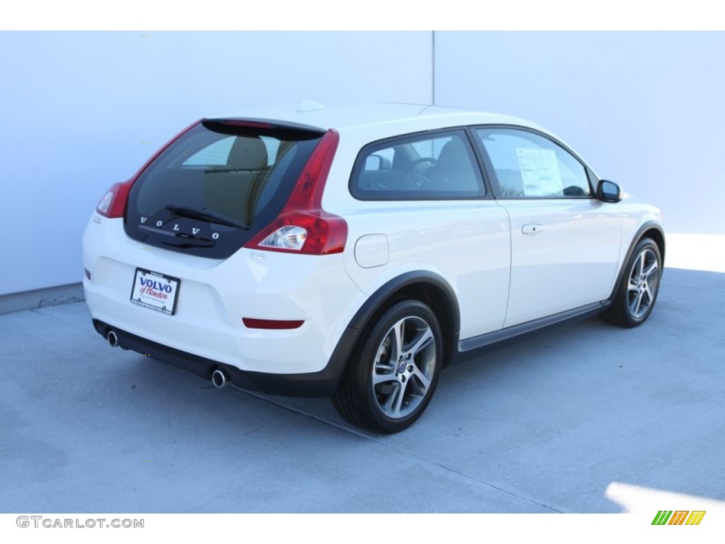 2013 C30 T5 - Ice White / Off Black/Blonde photo #4