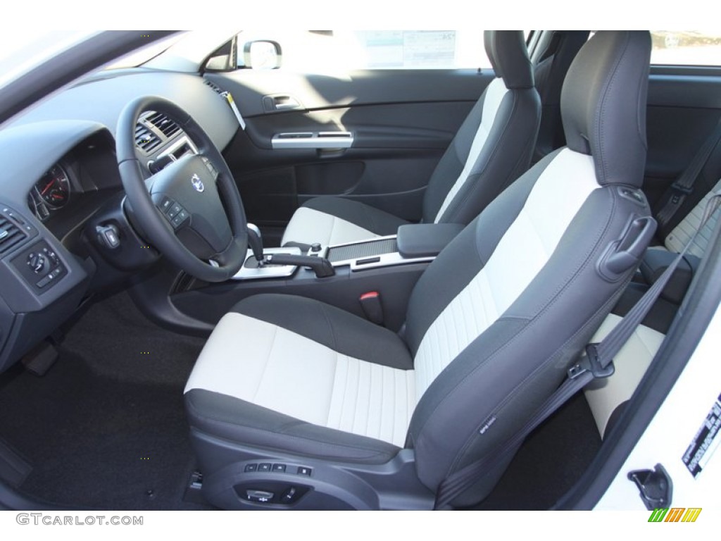 2013 C30 T5 - Ice White / Off Black/Blonde photo #11