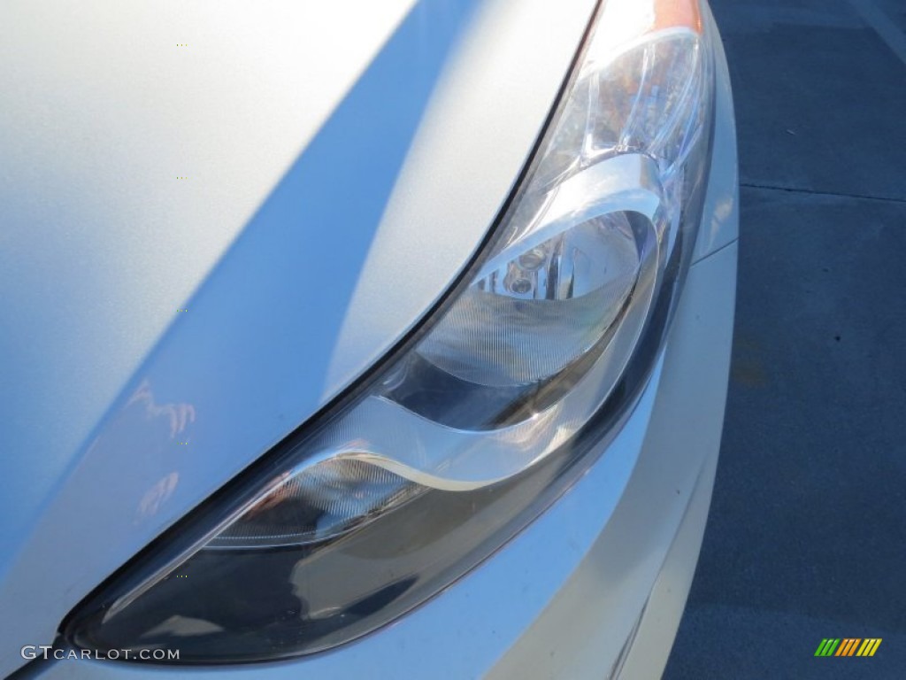 2013 Elantra Coupe GS - Shimmering Air Silver / Gray photo #8