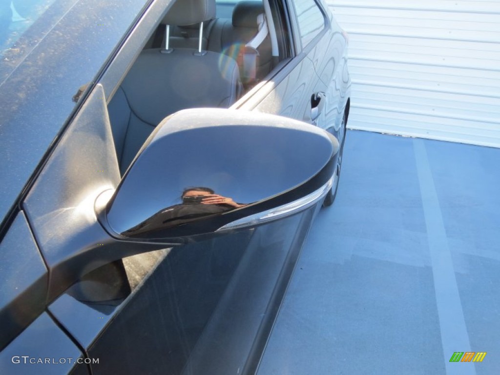 2013 Elantra Coupe SE - Black Noir Pearl / Gray photo #11