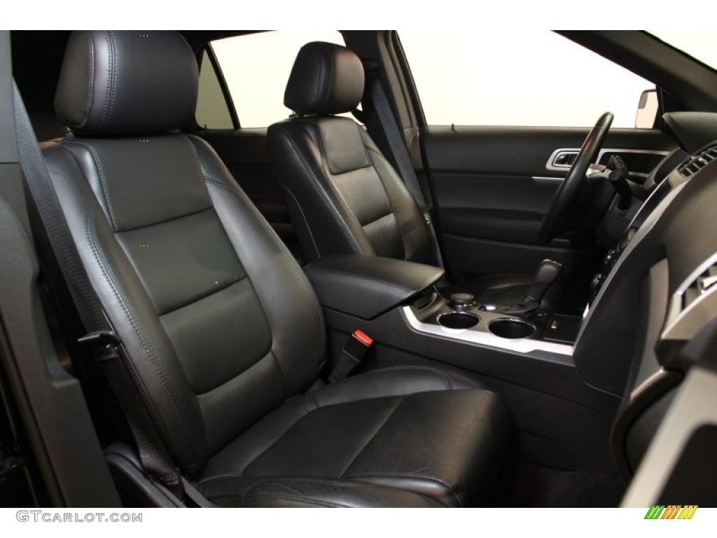 Charcoal Black Interior 2012 Ford Explorer XLT 4WD Photo #76048791