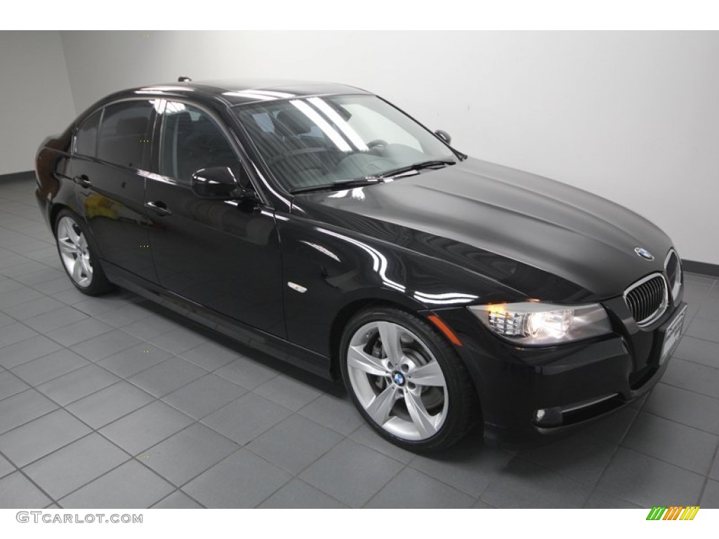 2011 3 Series 335i Sedan - Jet Black / Black photo #8