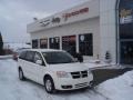 2008 Stone White Dodge Grand Caravan SXT  photo #3