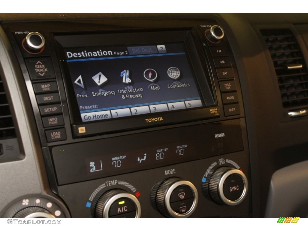 2012 Toyota Sequoia Platinum 4WD Controls Photo #76050545
