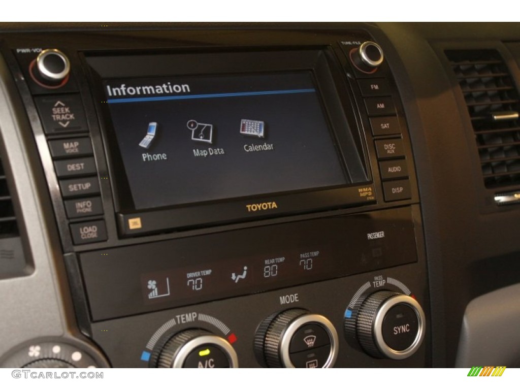 2012 Toyota Sequoia Platinum 4WD Controls Photo #76050711