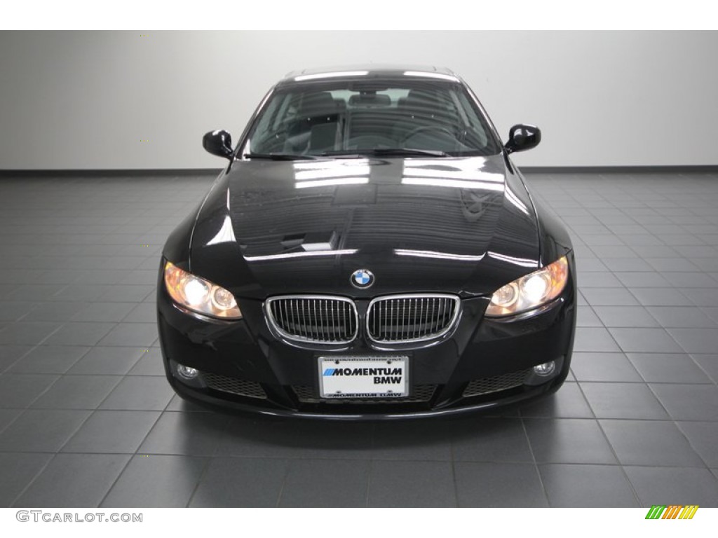 2010 3 Series 335i Coupe - Black Sapphire Metallic / Black photo #6