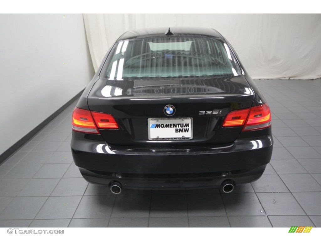 2010 3 Series 335i Coupe - Black Sapphire Metallic / Black photo #12