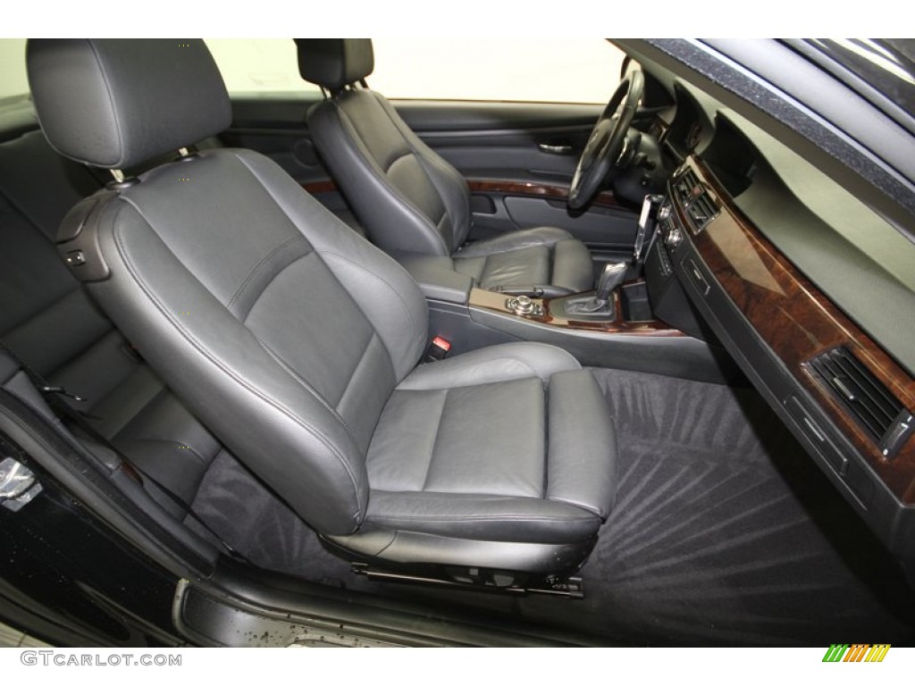2010 3 Series 335i Coupe - Black Sapphire Metallic / Black photo #35