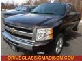 2009 Dark Cherry Red Metallic Chevrolet Silverado 1500 LT Extended Cab 4x4  photo #1