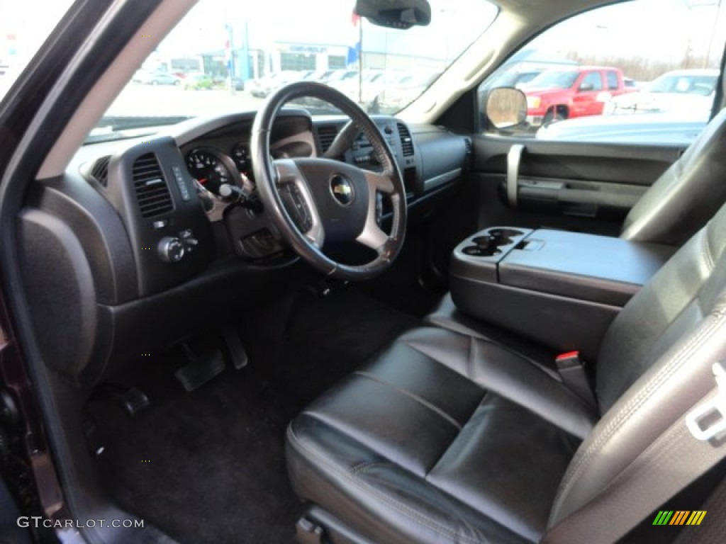 2009 Silverado 1500 LT Extended Cab 4x4 - Dark Cherry Red Metallic / Ebony photo #4