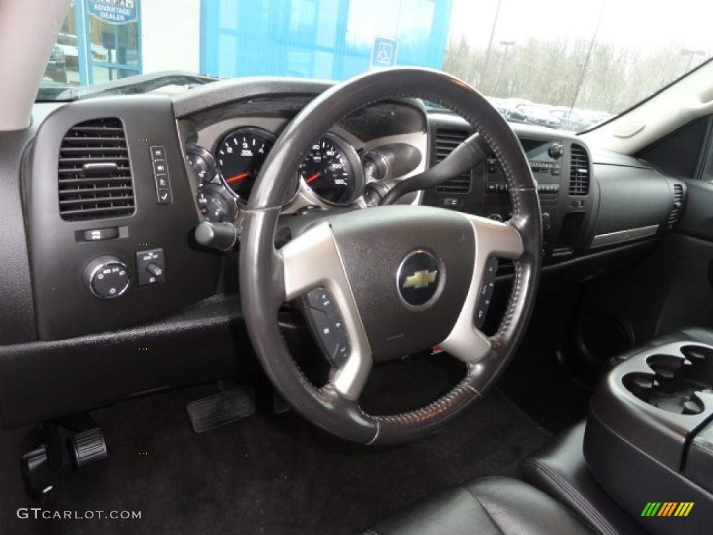 2009 Silverado 1500 LT Extended Cab 4x4 - Dark Cherry Red Metallic / Ebony photo #11