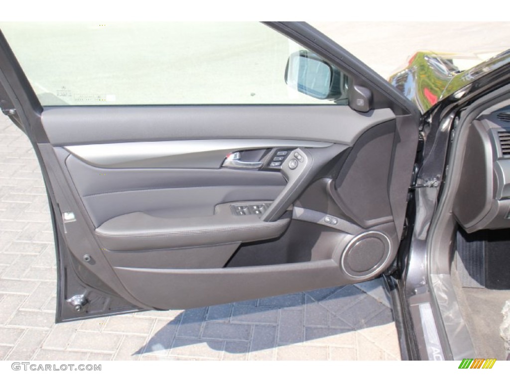 2013 Acura TL SH-AWD Technology Ebony Door Panel Photo #76053786