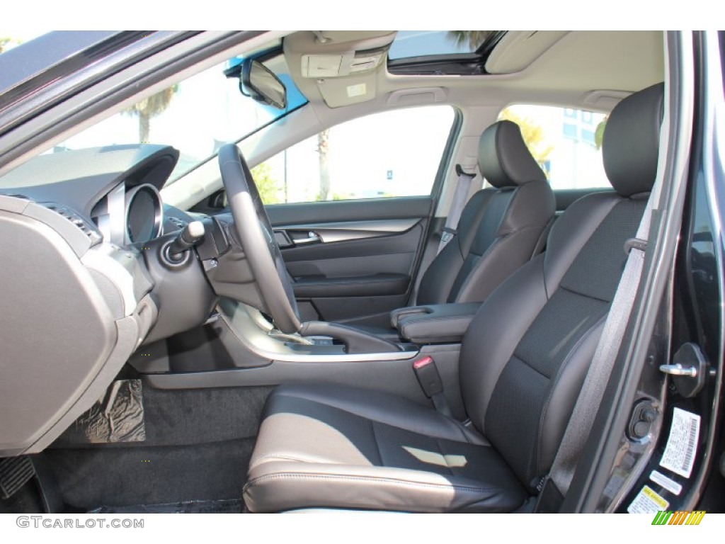 Ebony Interior 2013 Acura TL SH-AWD Technology Photo #76053804