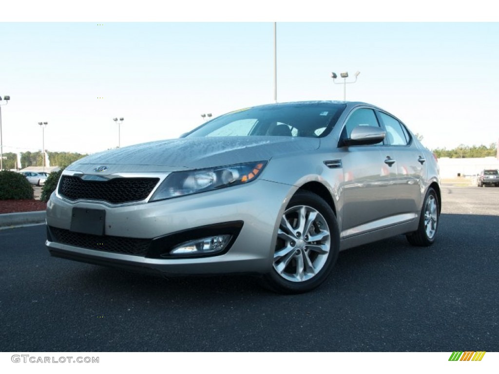 2012 Optima LX - Bright Silver / Beige photo #1