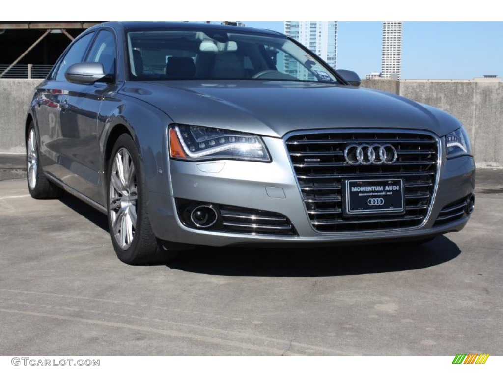 2011 A8 L 4.2 FSI quattro - Quartz Grey Metallic / Titanium Grey photo #1