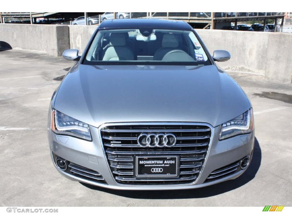 2011 A8 L 4.2 FSI quattro - Quartz Grey Metallic / Titanium Grey photo #2