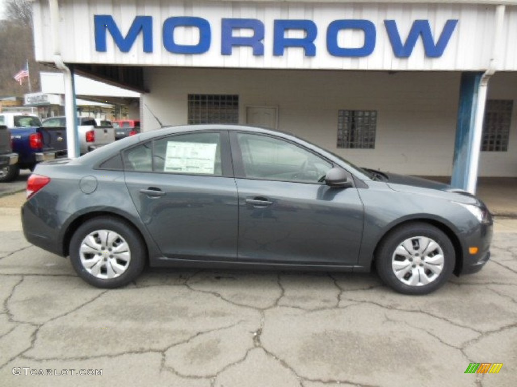 2013 Cruze LS - Cyber Gray Metallic / Jet Black/Medium Titanium photo #1