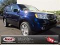 2013 Obsidian Blue Pearl Honda Pilot EX-L  photo #1