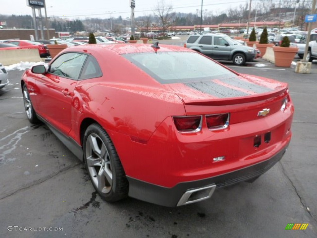 2011 Camaro SS/RS Coupe - Victory Red / Beige photo #5