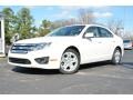 White Suede 2010 Ford Fusion SE Exterior