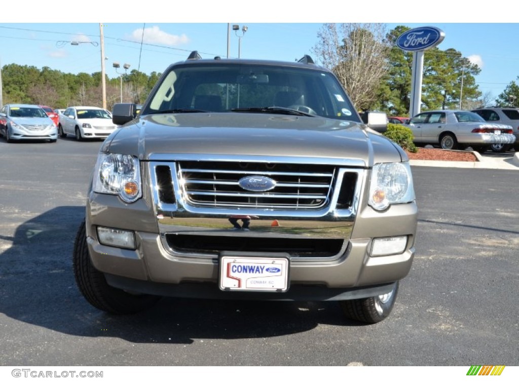 2007 Explorer Sport Trac Limited - Mineral Grey Metallic / Dark Charcoal photo #2