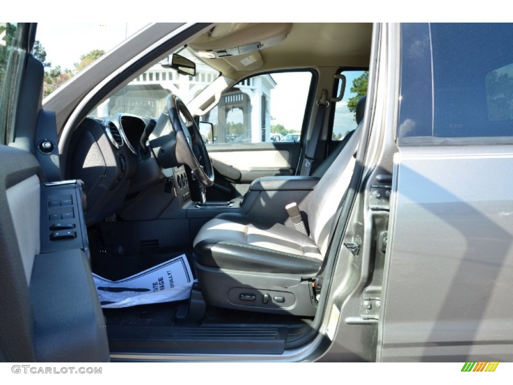 2007 Explorer Sport Trac Limited - Mineral Grey Metallic / Dark Charcoal photo #17