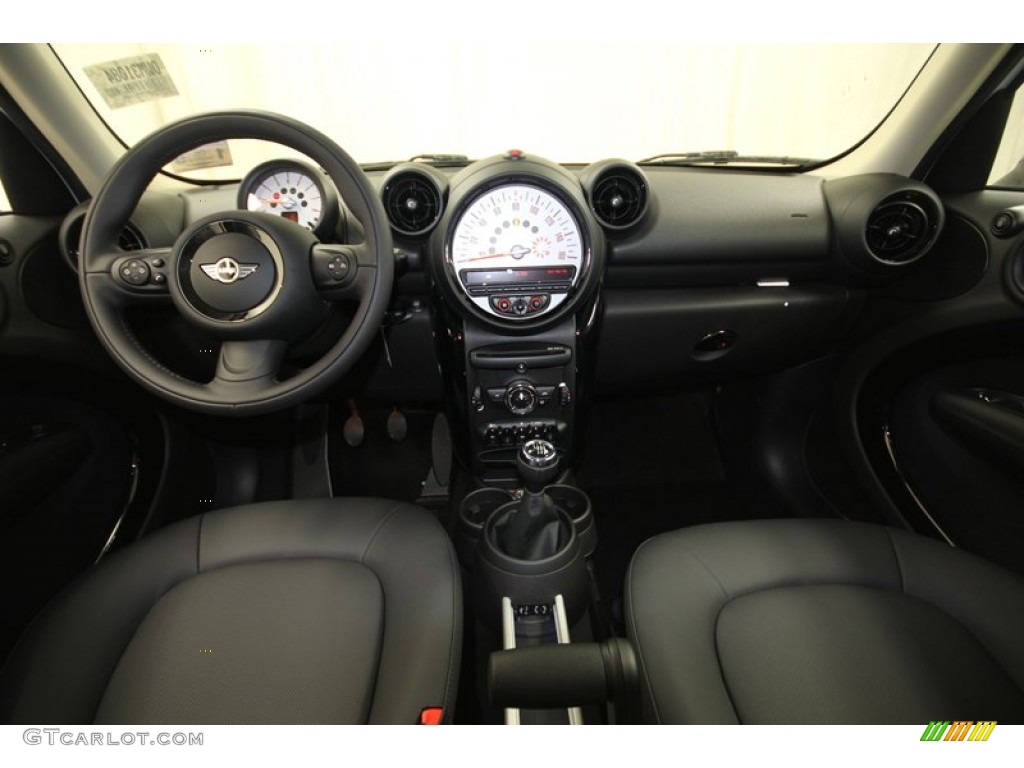 2013 Mini Cooper Countryman Carbon Black Dashboard Photo #76057101